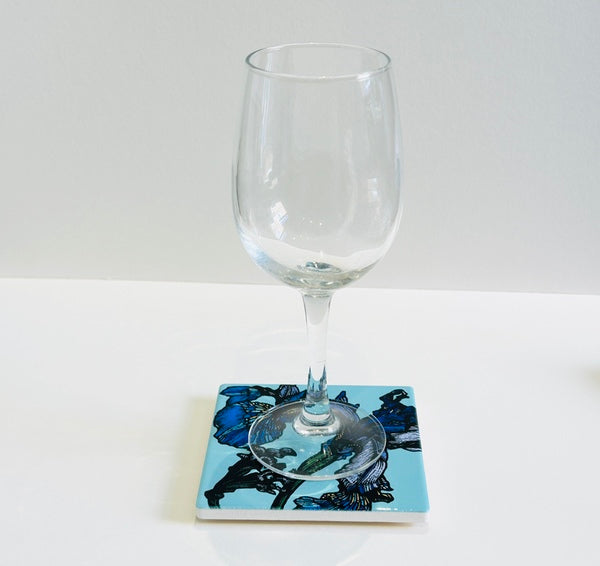 Iris ceramic Coaster