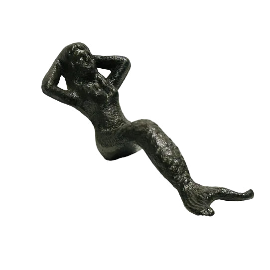 Sitting Mermaid. Welded Steel Art