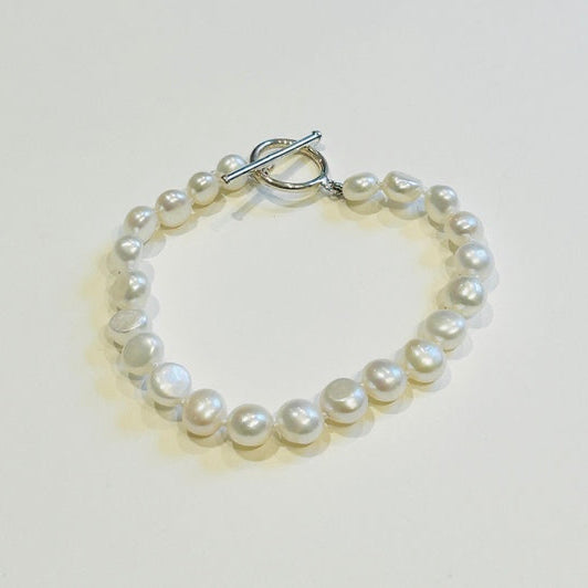 Pearl Bracelet, White freshwater (PO33)