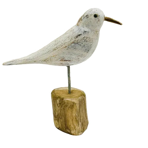 Sandpiper. Woodcarving